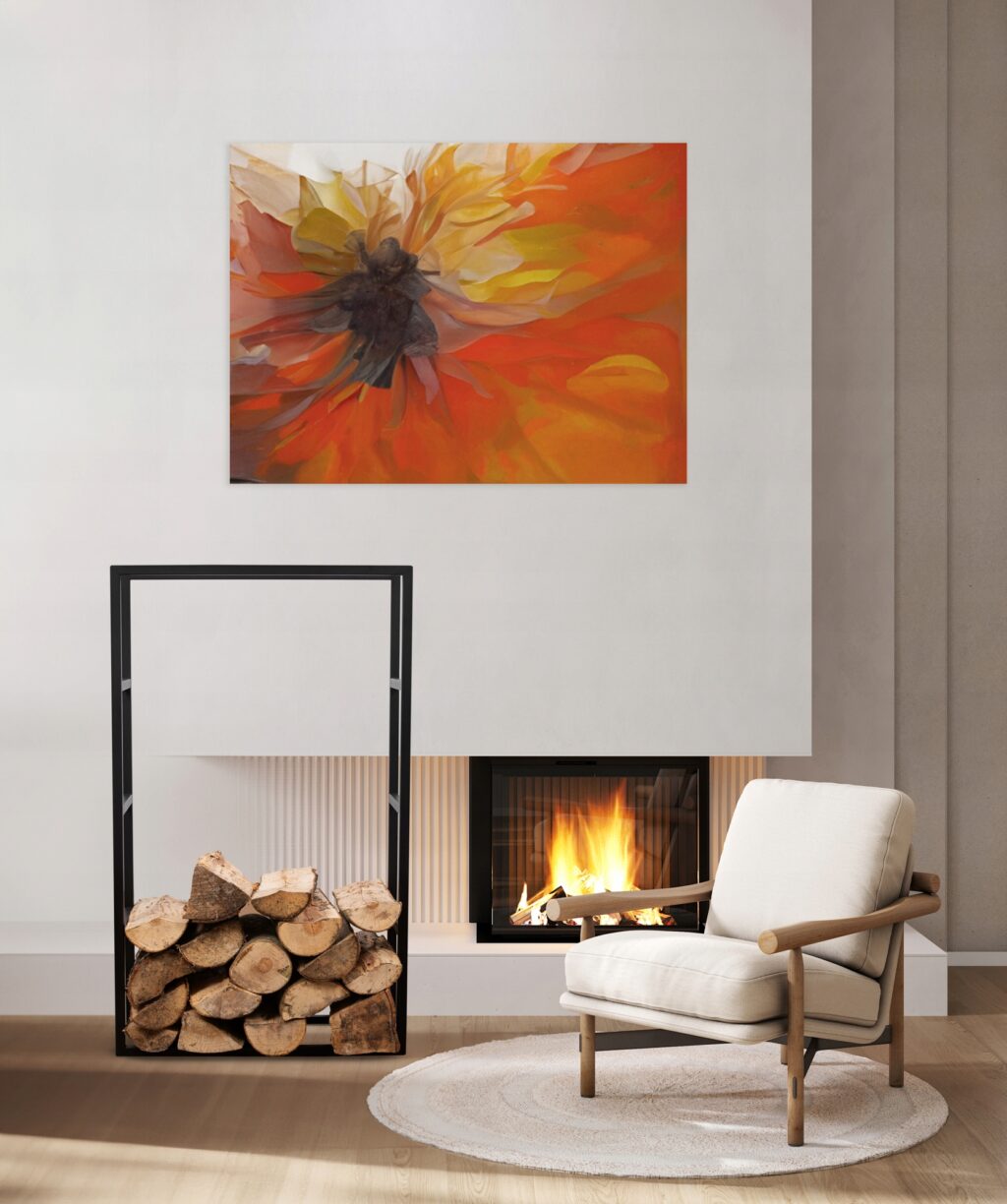 Stojak na drewno do kominka metalowy na drewno kominkowe loft - obrazek 3