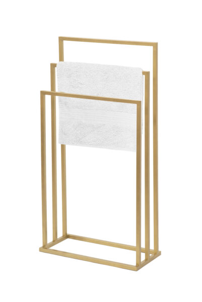 Stojak na ręczniki Vivo 3-ramienny złoty